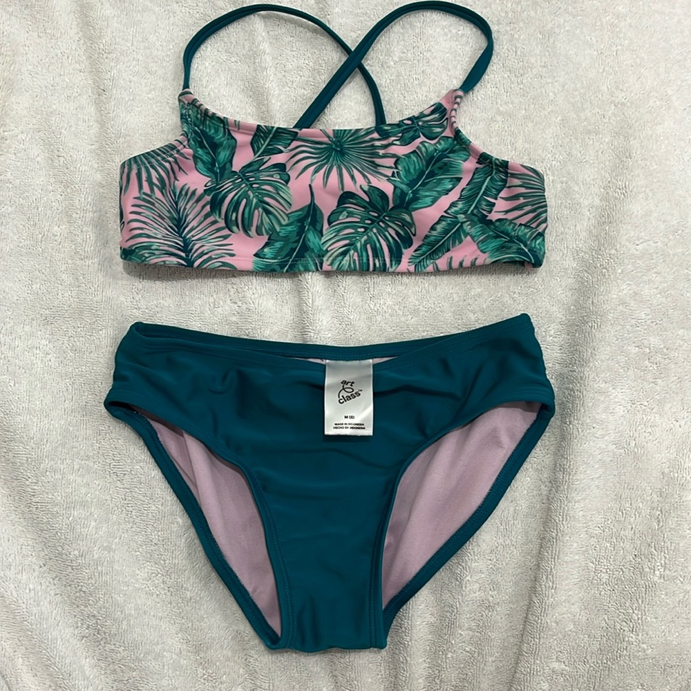 Girls “Art Class” 2 piece swim suits